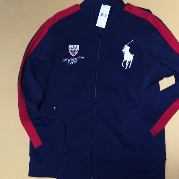 Polo Ralph Lauren Other - Polo by Ralph Lauren navy blue with red stripes